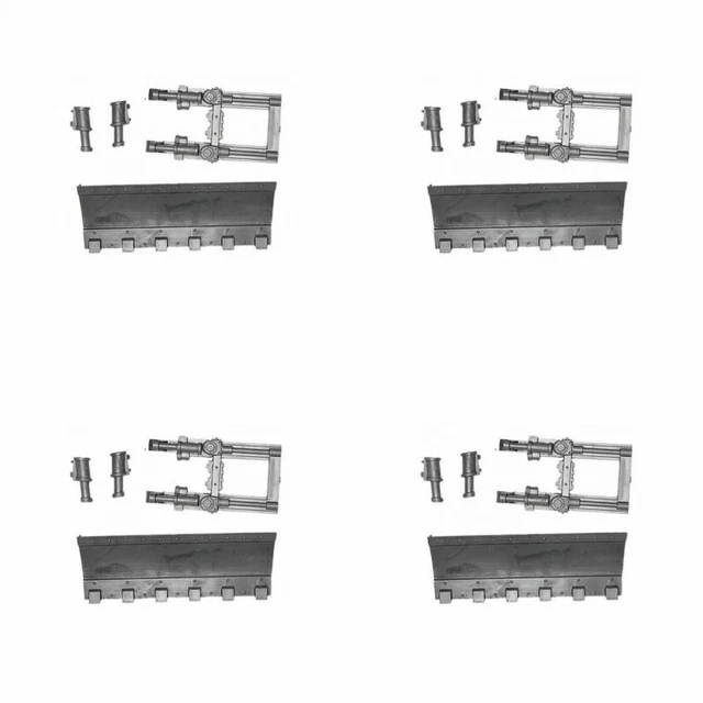 4 x Astra Militarum Tank DOZER BLADE Leman Russ Chimera Imperial Guard Bulldozer