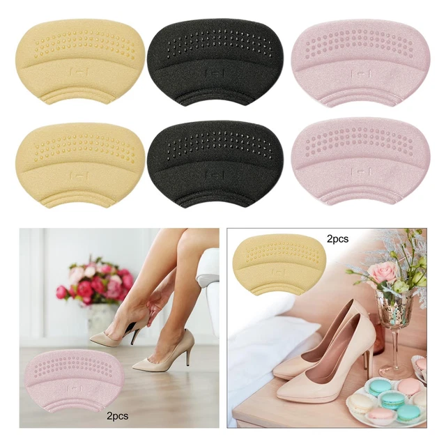 2x coussins de doublure de poignées de talon pour chaussures trop grandes