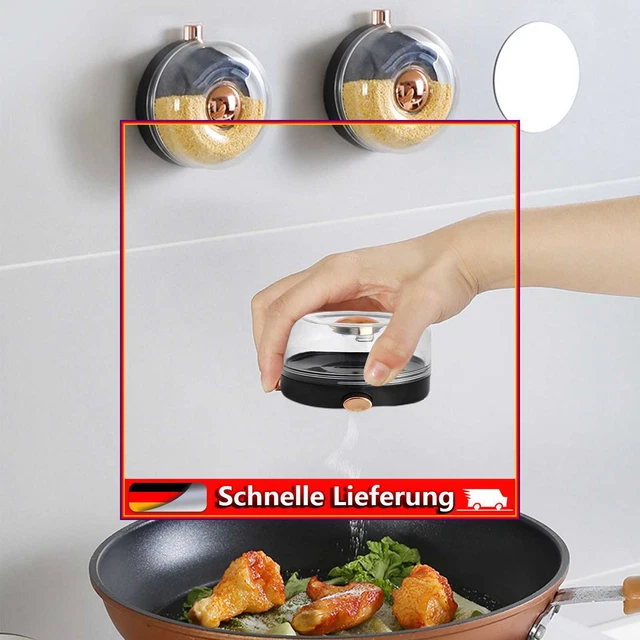 Plastic Condiment Box Quantitative Seasoning Pot Sealed Salt Dispenser for Gifts