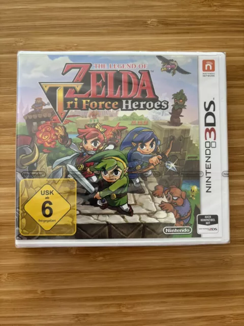 The Legend of Zelda: Tri Force Heroes (Nintendo 3DS, 2015) Neu und versiegelt