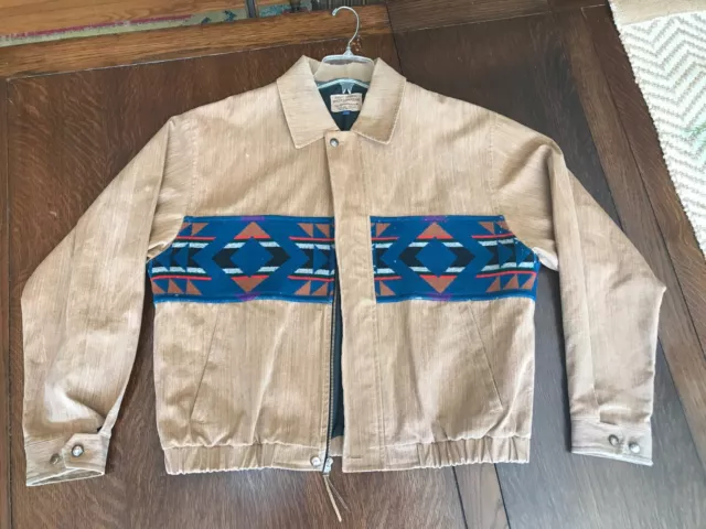 Vintage Pendleton High grade Western wear Aztec jacket