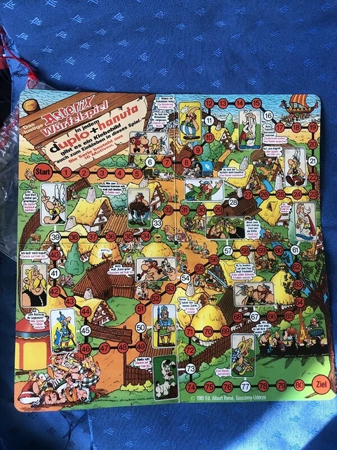 SAMMELN UND SELTENES - Duplo & Hanuta Asterix-Würfelspiel Von 1981