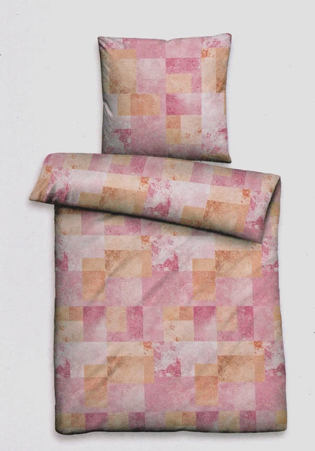 Biberna cuscino Linon 80 x 80 cm, senza orlo a conchiglia, hellblau