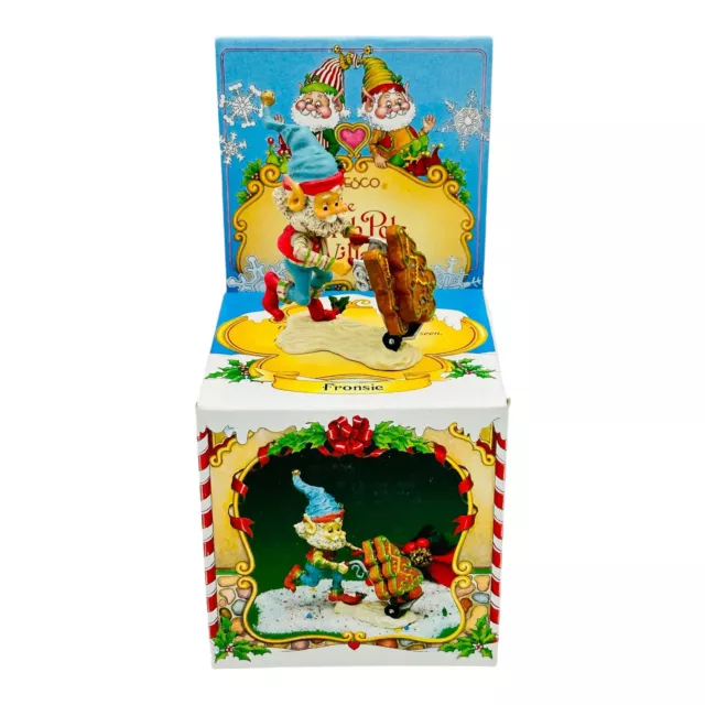 Enesco The North Pole Village Fronsie  Elf  1992 Sandy Zimnicki 830895 RARE