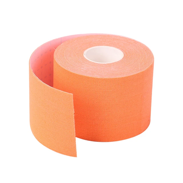 5cmx5m Cinta de Levantamiento Facial Elástica Cuello Pegatina Levantamiento Herramienta de Belleza (Naranja)