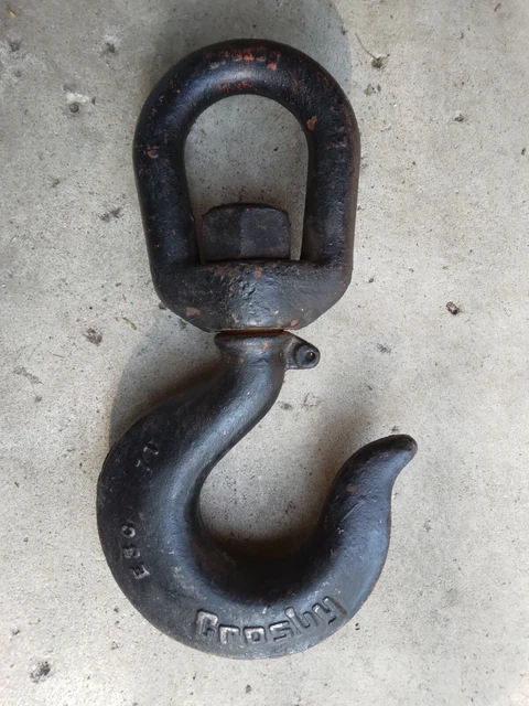 Crosby 7 Ton Swivel Hook E30 7T USA