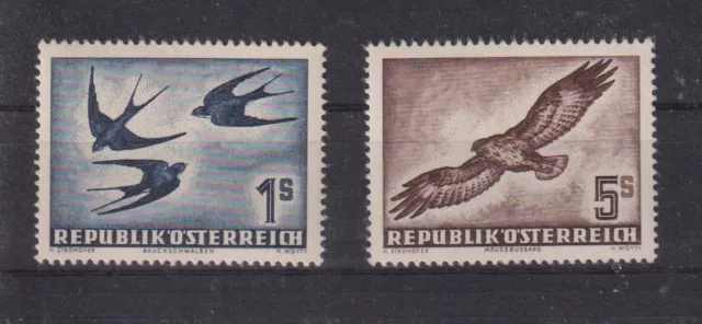 Österreich ANK Nr. 968, 971, **, (ANK 155.-), Vögel, (Michel 984, 986)