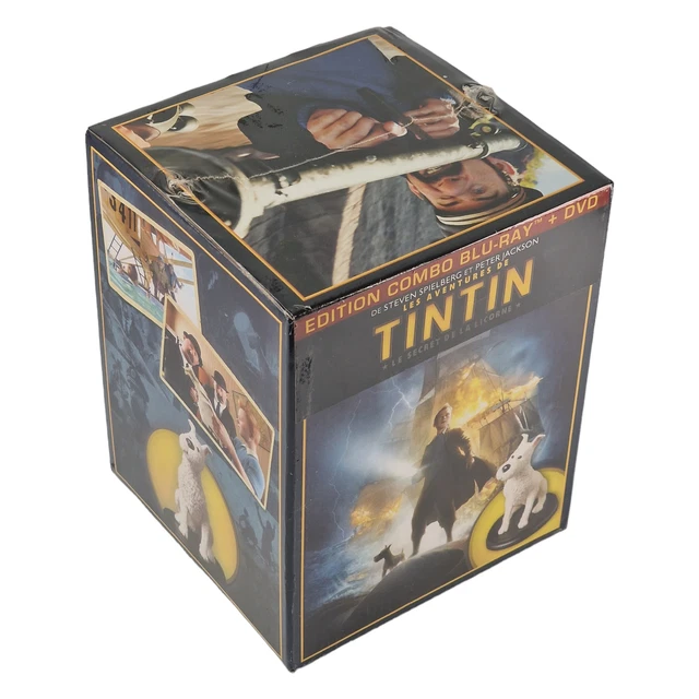 Les Aventures de Tintin Le Secret de la Licorne Blu-ray + DVD + statuette Weta c