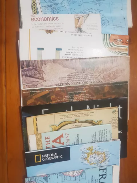 Collection of National Geographic Maps and Inserts