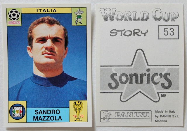 Autocollant Vallardi Calcio 89 - Sandro Mazzola (Inter Milan) N°185 - Édition Originale Italienne, Non Collé