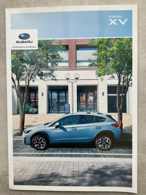 Subaru XV Japan Market Car Sales Brochure - April 2017