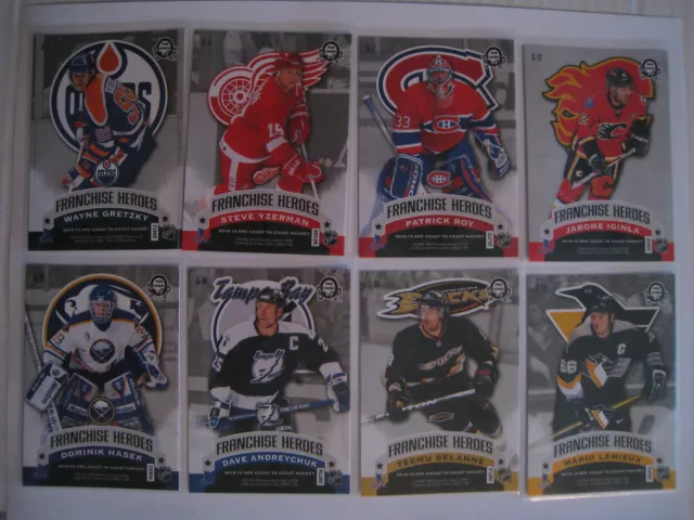 2018-19 Upper Deck OPC Coast to Coast FRANCHISE HEROES YOU PICK FROM THE LIST 3