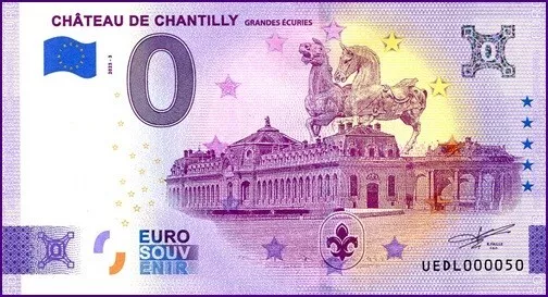 ***N°50***  Tres Petit Numero / Billet 0 € / 0 € Souvenir Schein / Uedl 2023-3