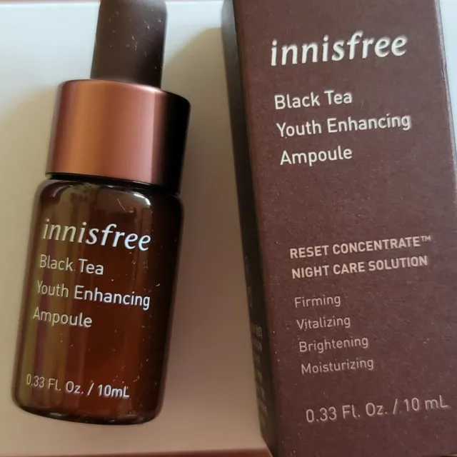 INNISFREE  Black Tea Youth Enhancing Ampoule 10mL korea cosmetics sample size