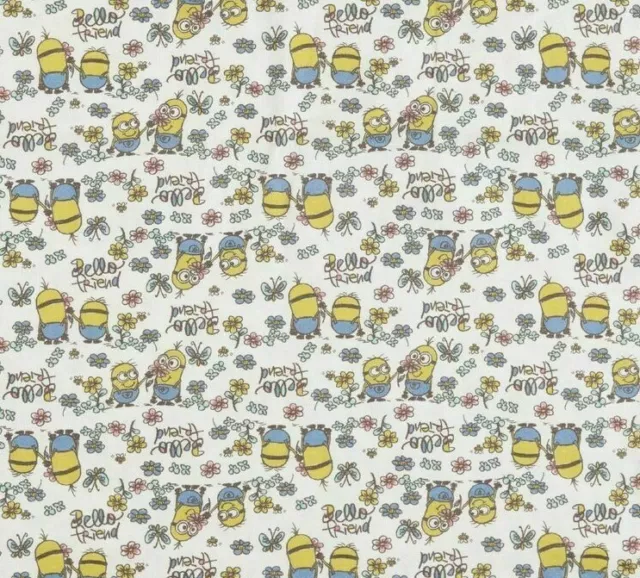 Fabric~Minions ~Quilt Fabric~1/2 Metre