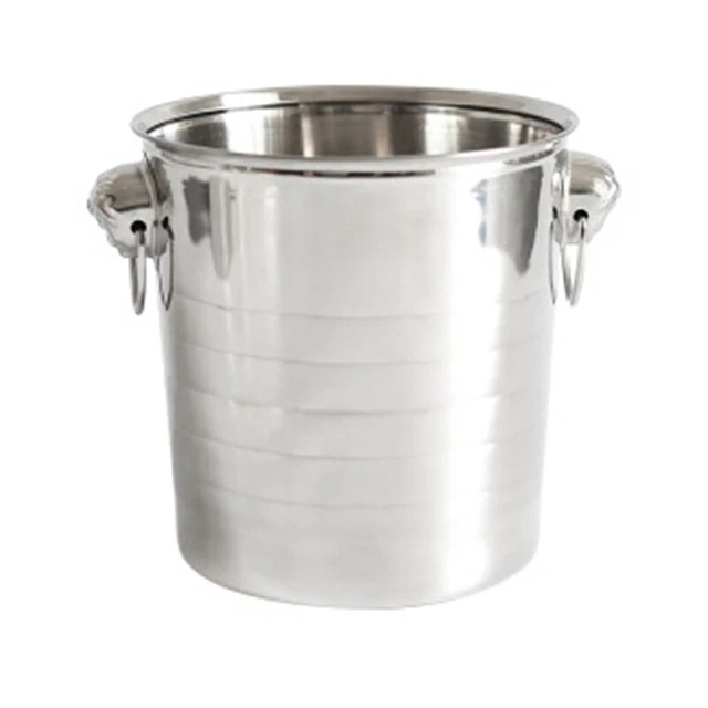 Raffreddatore birra acciaio inox Ice Punch Bucket vino refrigeratore champagne barra portatile Pa6468