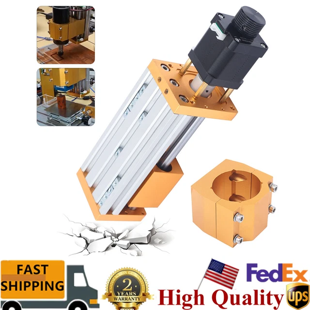 CNC Z AXIS Stroke T8 Lock Nut CNC 3018plus Metal For 52mm Spindle 200W