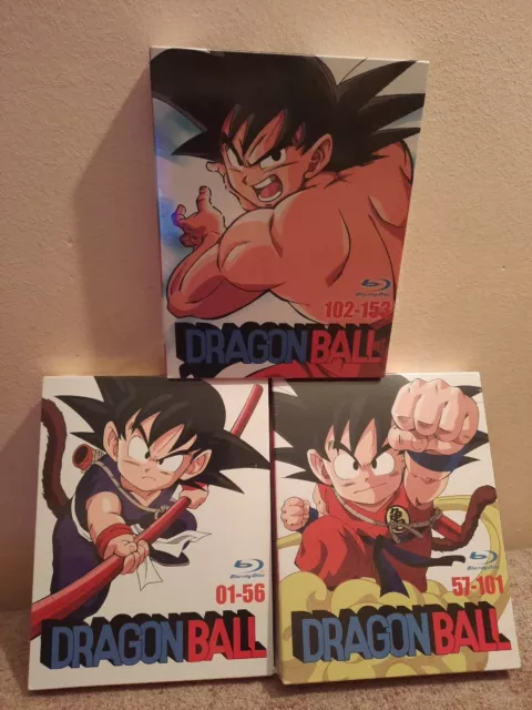 Dragon Ball Saga Completa Box 1-3 Nuevo 22 Discos Blu-Ray Episodios 1-153 Anime