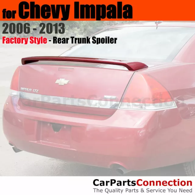 Primer ABS Rear Trunk Spoiler Wing For 2006-2013 Chevrolet Chevy Impala LT