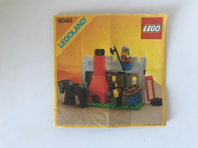 LEGO CASTLE 6040 Blacksmith Shop INSTRUCTION ONLY No bricks