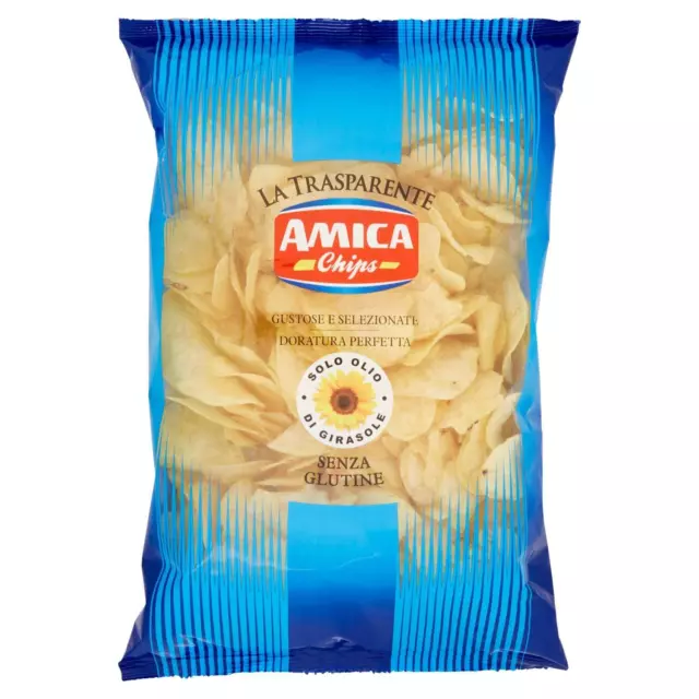 3x Amica Chips Classica Chips Patatine Kartoffelchips Gesalzen 300g Kartoffel