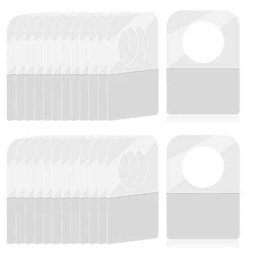 400Pcs Hang Tabs Round Hole Hang Tags Self-Adhesive Plane Hook PVC Heavy Duty...