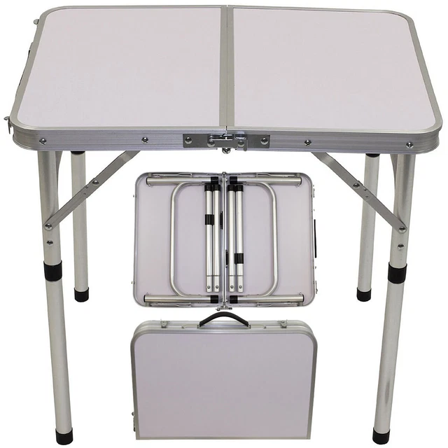 Tavolo Esterno Leggero Tavolo Pieghevole Da Campeggio Grande – Portatile Per 4-6 Persone, Ideale Per Picnic, Giardino E Spiaggia Tavolo Da Lavoro