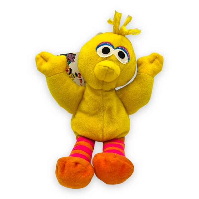 VINTAGE TYCO JIM Henson Big Bird Stuffed Toy Tyco Preschool Sesame