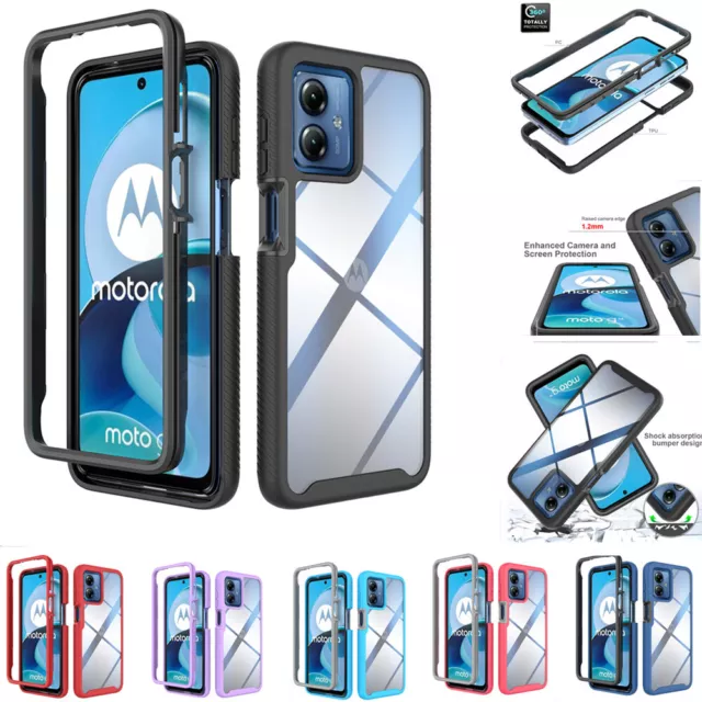 For Motorola Moto G14 G54 G84 E13 G53 G23 G13 Full Body Shockproof Case Cover