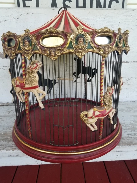 Carousel bird cage shop