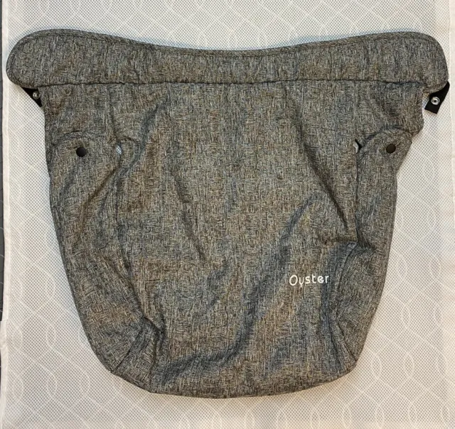 Oyster 2 / Max Footmuff Cosy Toes Apron - Wolf Grey - Great Condition