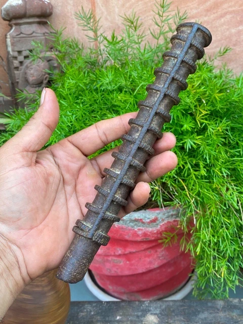 1700's Old Ancient Iron Hand Forged Mace Dagger Sword Mace Head