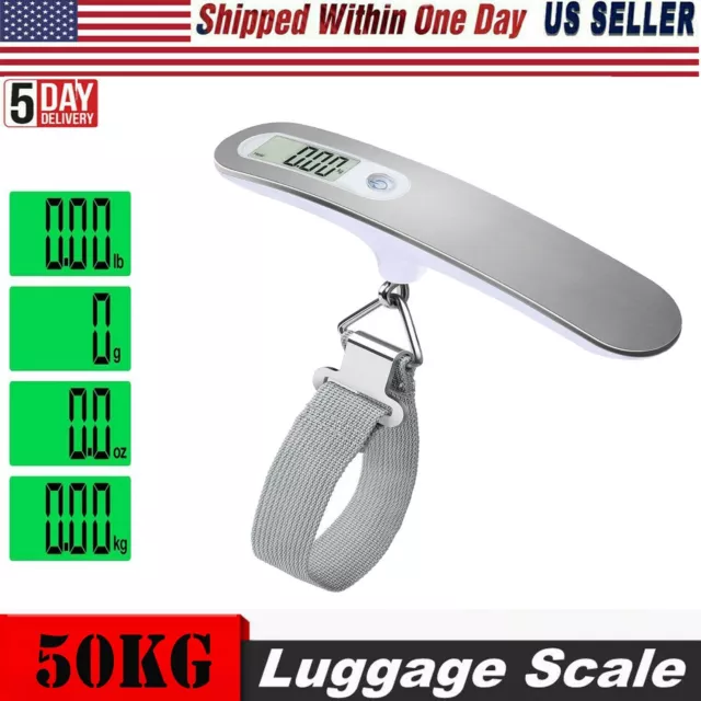 Weighing Scales Suitcase Bag New 50Kg Digital Travel Portable Handheld Luggage