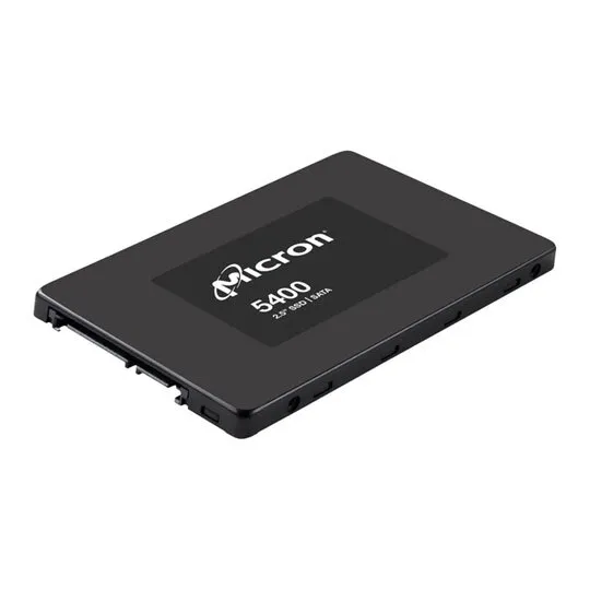 7.68TB Micron 5400 PRO 2.5" Enterprise SSD, SATA 3.0 (6Gb/s), 3D TLC NAND, 540MB
