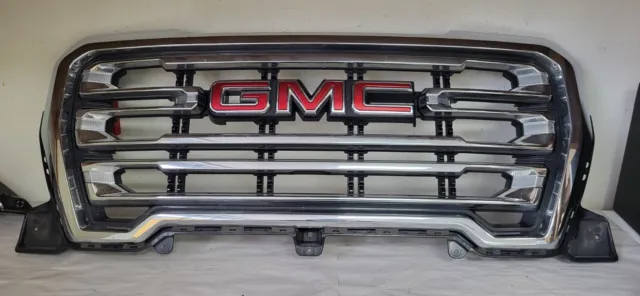 2019-2021 Gmc Sierra 1500 Front Grille Used Oem 84458485  ►Dc1335