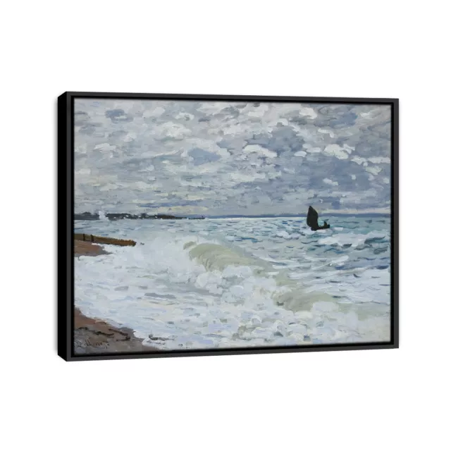 The Sea At Le Havre 1868 Claude Monet Painting Framed Oil Canvas Print