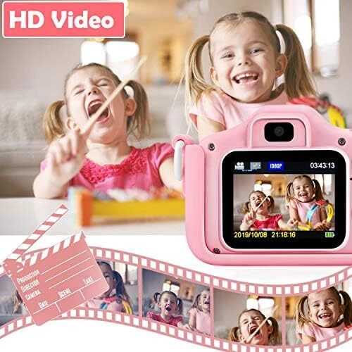 Youerls Kids Camera Children Digital Camera, Rechargeable Digital Camera for Gi 3