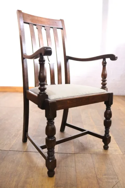 Heirloom Robsons & Sons Antique vintage carver armchair - desk chair