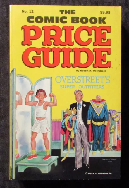 1982 OVERSTREET Comic Book Price Guide #12 FVF 7.0 SC Mad Magazine Cover