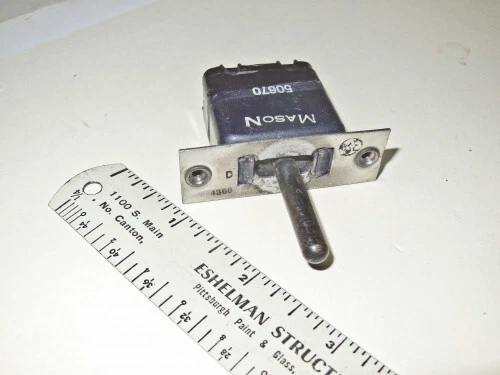 SPRING LOADED CENTER OFF TOGGLE SWITCH - Mil Spec