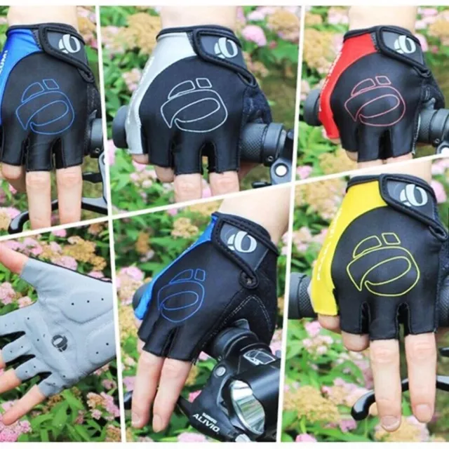 Sports Cycling Bike Bicycle Motorcycle Half Finger Gel Gloves Fitness Outdoor US