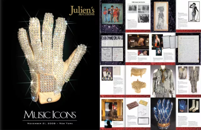 Michael Jackson Catalogue Enchères MUSIC ICONS Julien's Auctions Catalog 2009