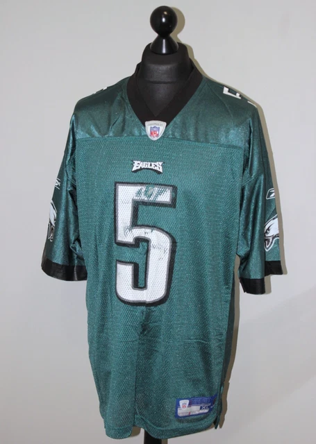 Vintage Philadelphia Eagles NFL football shirt jersey #5 McNabb Reebok Size XL