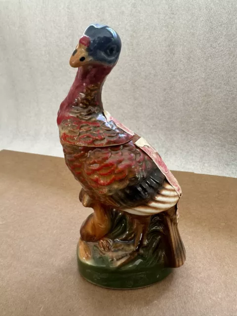 Wild Turkey decanter 1974 “TURKEY WITH POULT” Mini No. 4