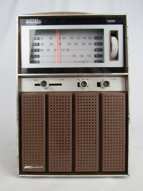 vintage radio SS. Kresge Co. 31-88 transistor portable 1970s SOUNDS GREAT!