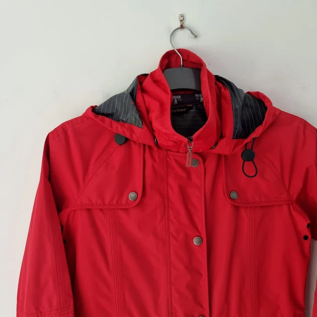 Barbour trevose cheap jacket red
