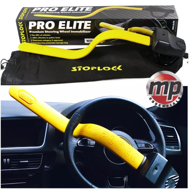 Stoplock Pro Elite Anti Theft Steering Wheel Lock for Land Rover Discovery Sport