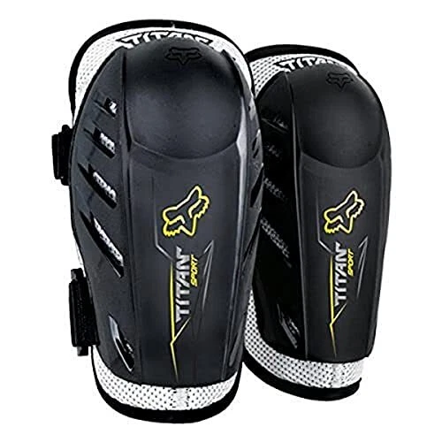 Fox Racing Mens Titan Sport Motocross Elbow GuardBlackS/M
