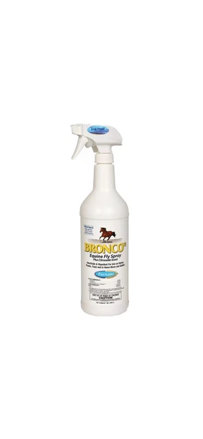 BRONCO e Equine Fly Spray Plus Citronella Scent 32 oz. For horse pony foal ticks
