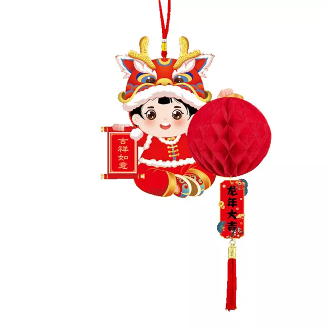 2024 Chinese Festival Drag New Year Pendant Hom Decoration Party Gift OrnamenDC